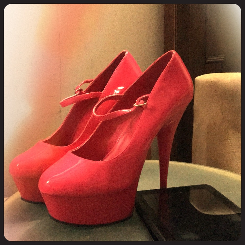 Hot Pink Babydoll Heels